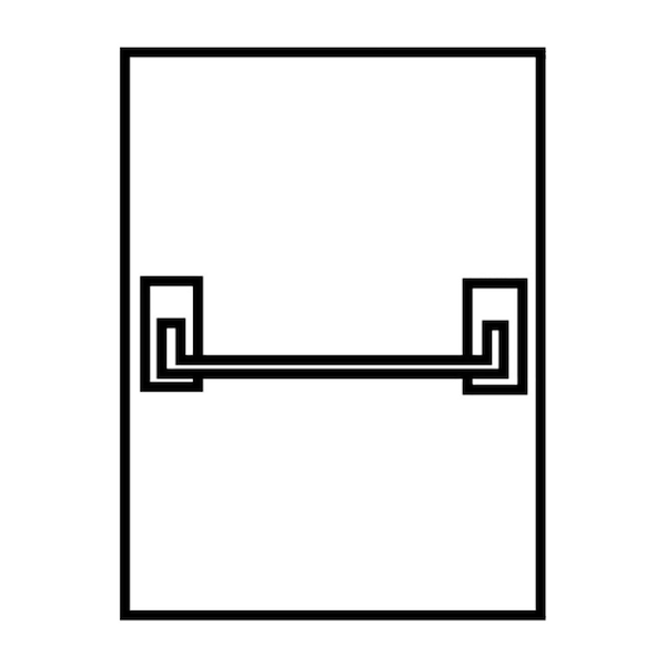 Narrow Stile Crossbar Rim Exit Device, Left Hand Reverse, 36-in, Satin Stainless Steel